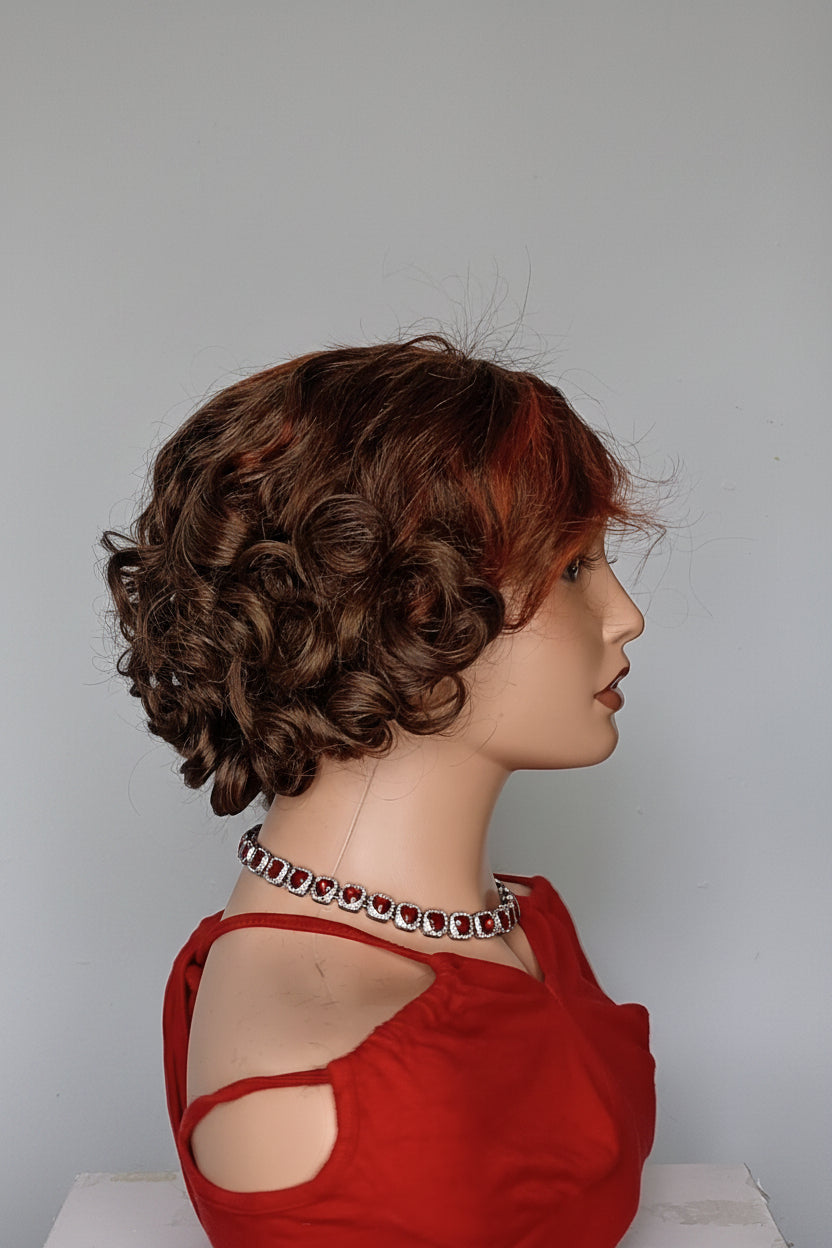 Flip Bouncy piano wig