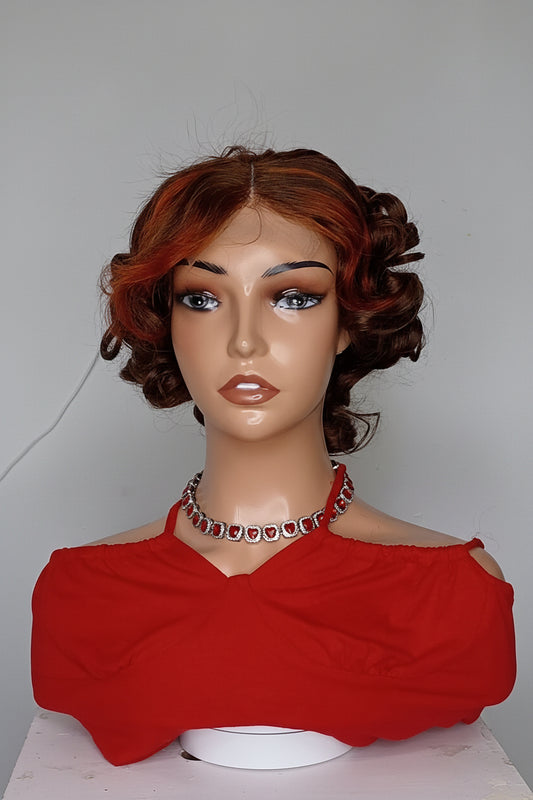 Flip Bouncy piano wig